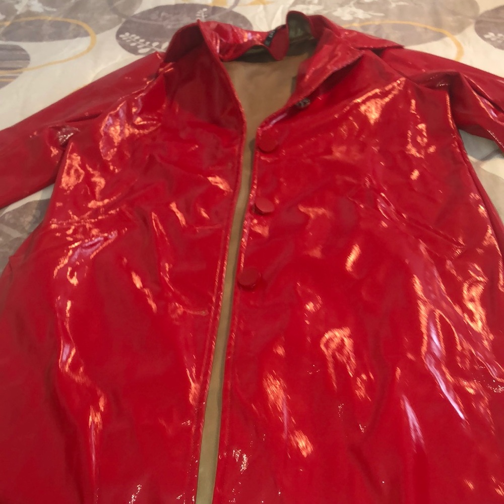 Red Vinyl Jacket